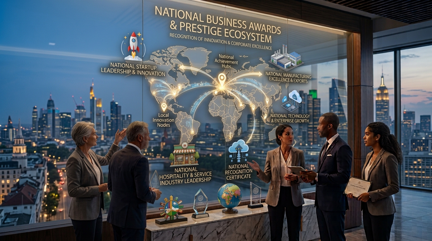 National business awards and prestigious business recognition across countries